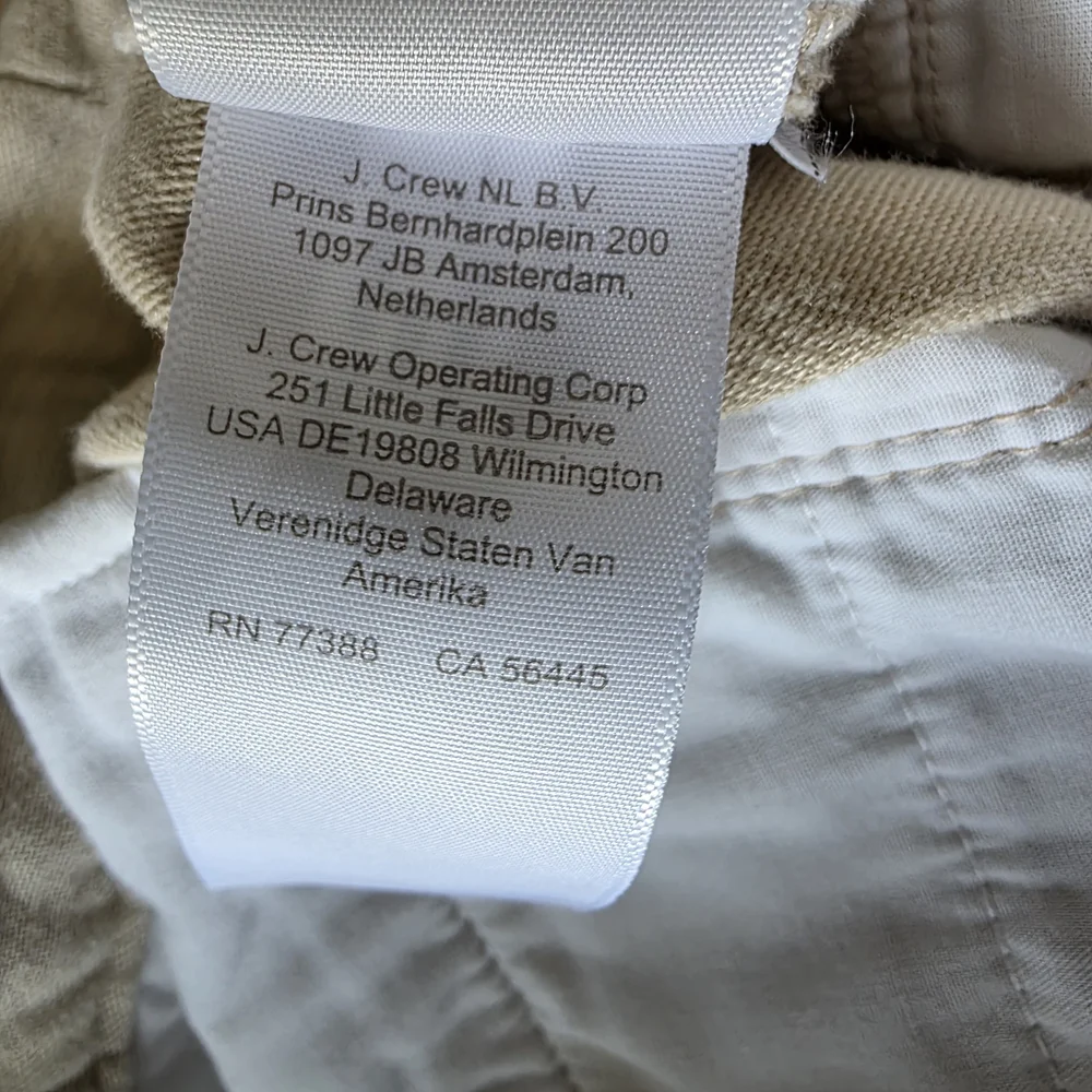 J. CREW Pants Cotton Camp Pants – Size 8 Beige Inseam 26” J Crew Factory